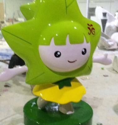 广西南宁玻璃钢卡通雕塑牛雕塑定做图片